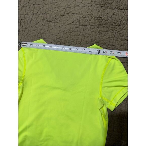 Nike pro neon green T-shirt size small A784 - Picture 4 of 5